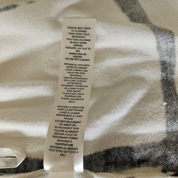 Window pane patterned open cardigan - Picture 7 of 8